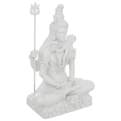 Statuetka Shiva 28cm biała