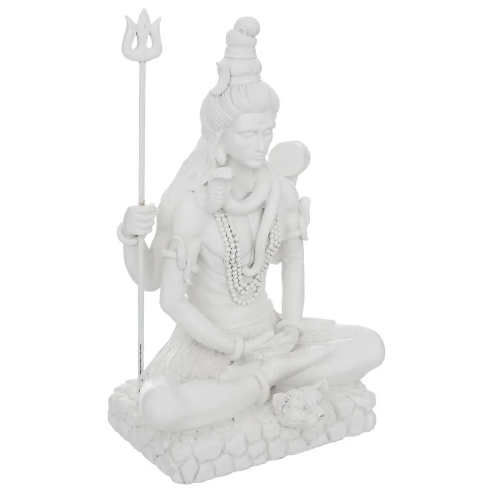 Statuetka Shiva 28cm biała