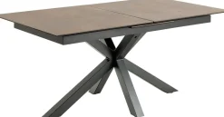 Stoł Heaven 168/210x90cm brązowy/czarny