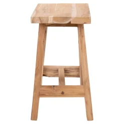 Stołek Barcelona tekowy naturalny