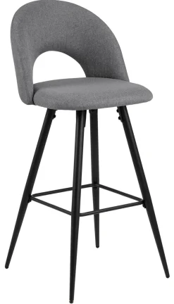 Stołek barowy Ayla szary