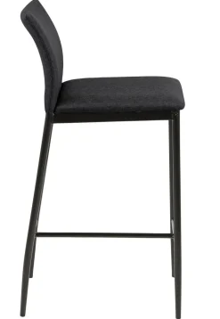 Stołek barowy Demina low grey tapicerowany