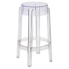 Stołek barowy Duch 66 cm inspirowany Ghost transparetny