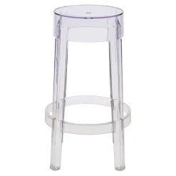 Stołek barowy Duch 66 cm inspirowany Ghost transparetny