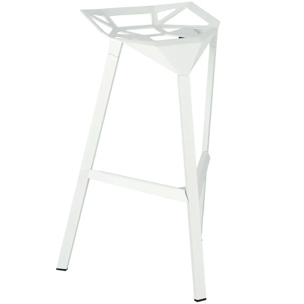 Stołek barowy Gap inspirowany One biały