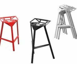 Stołek barowy Gap inspirowany One biały