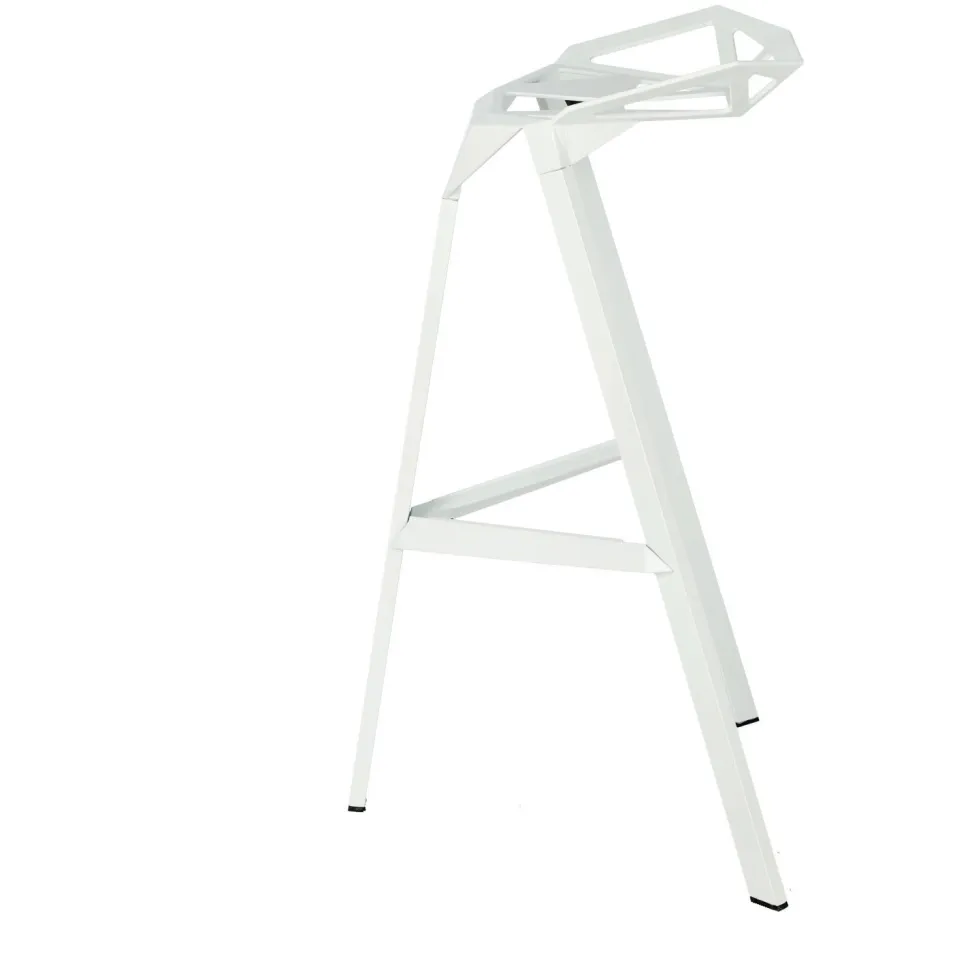 Stołek barowy Gap inspirowany One biały