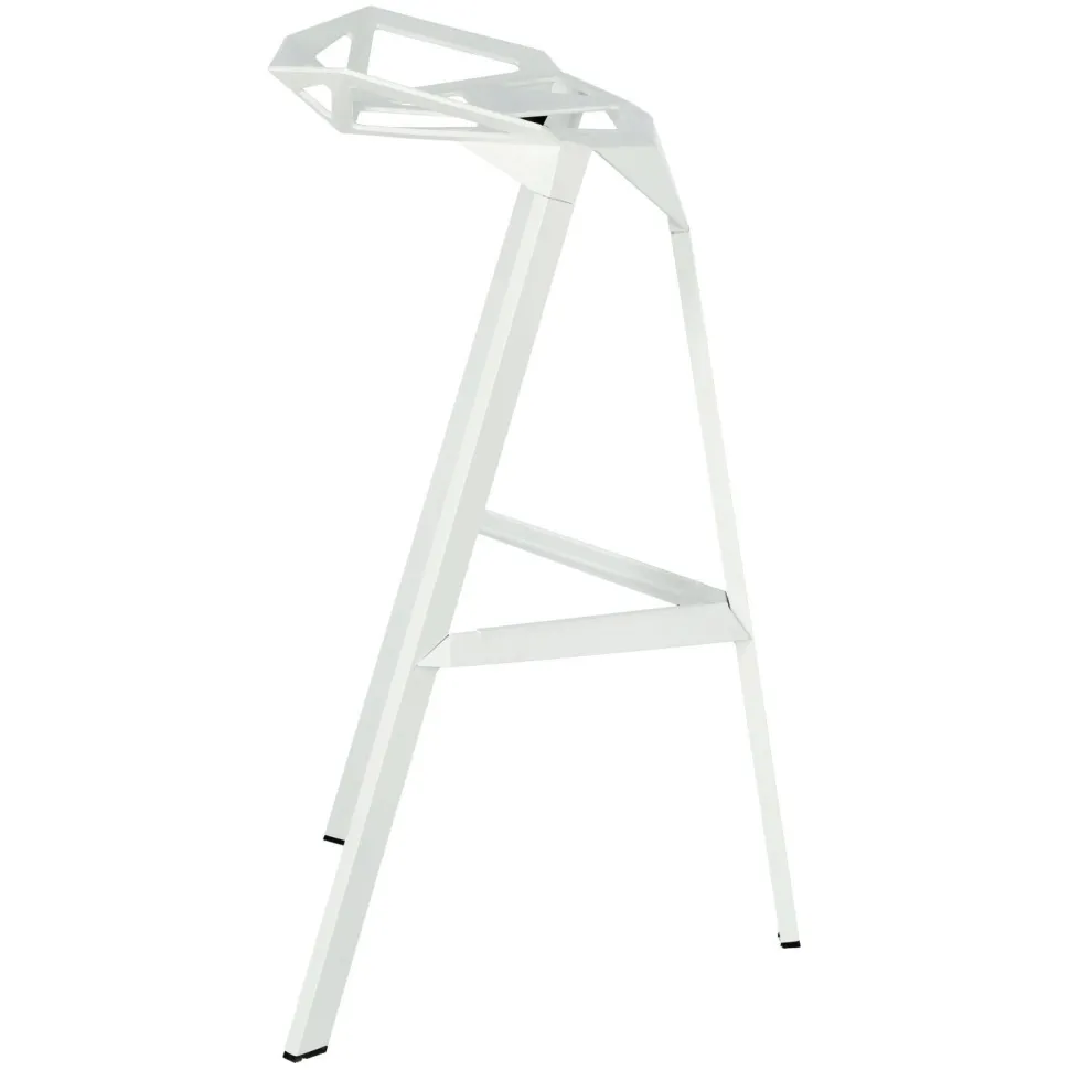 Stołek barowy Gap inspirowany One biały