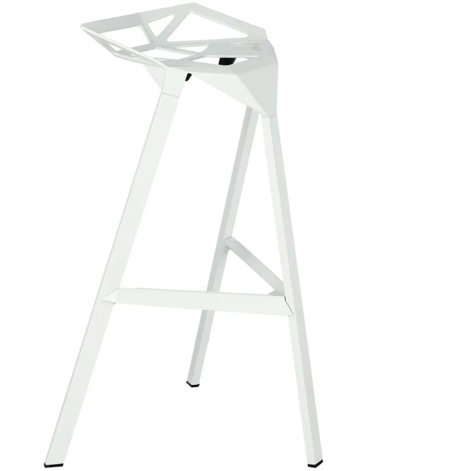 Stołek barowy Gap inspirowany One biały