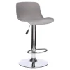 Stołek barowy Inge szary/ chrom
