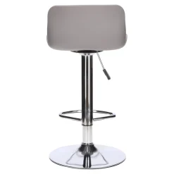 Stołek barowy Inge szary/ chrom