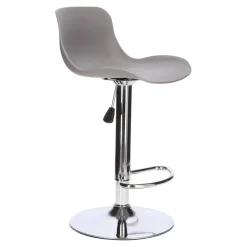Stołek barowy Inge szary/ chrom