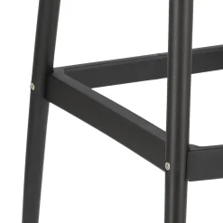 Stołek barowy Lexi czarny z tworzywa