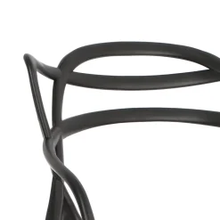 Stołek barowy Lexi czarny z tworzywa