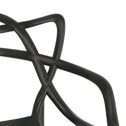 Stołek barowy Lexi czarny z tworzywa