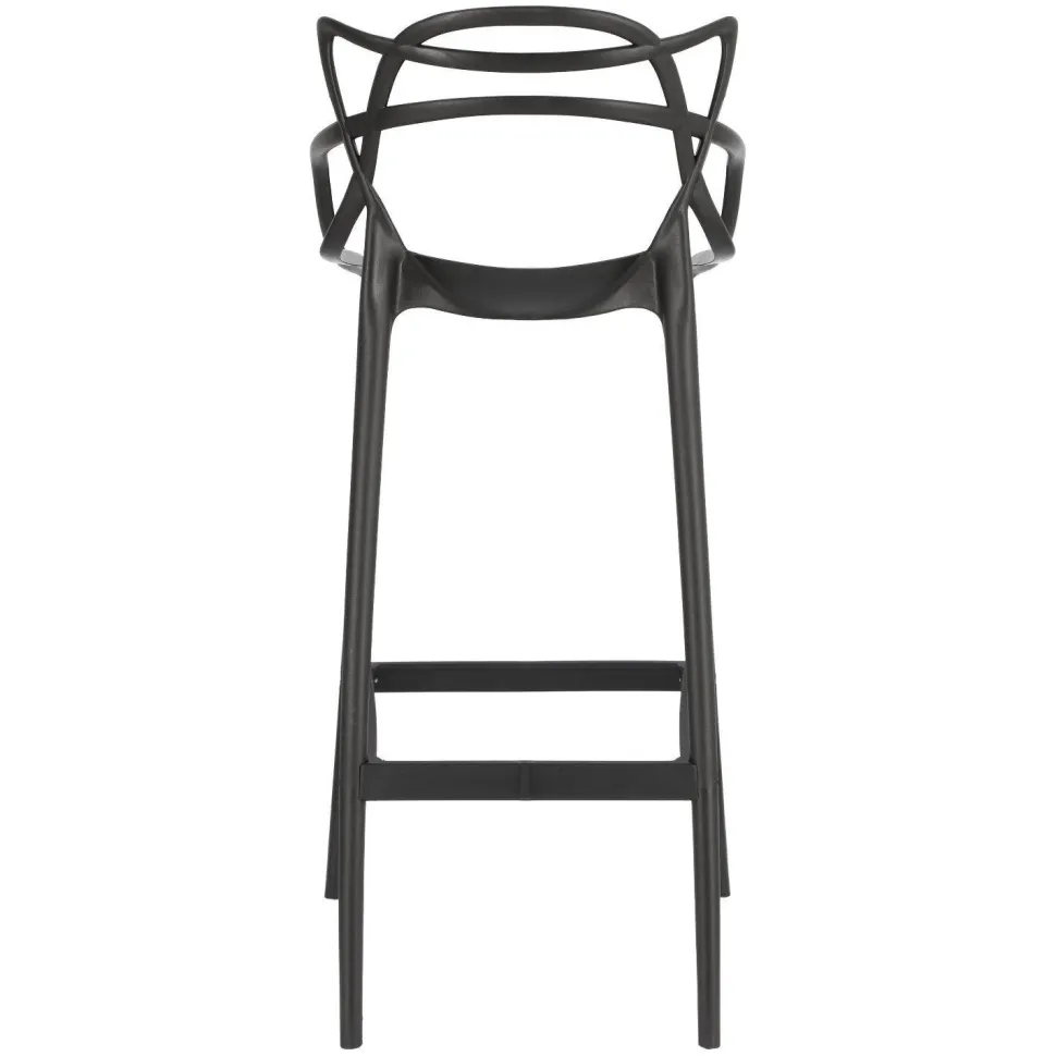 Stołek barowy Lexi czarny z tworzywa