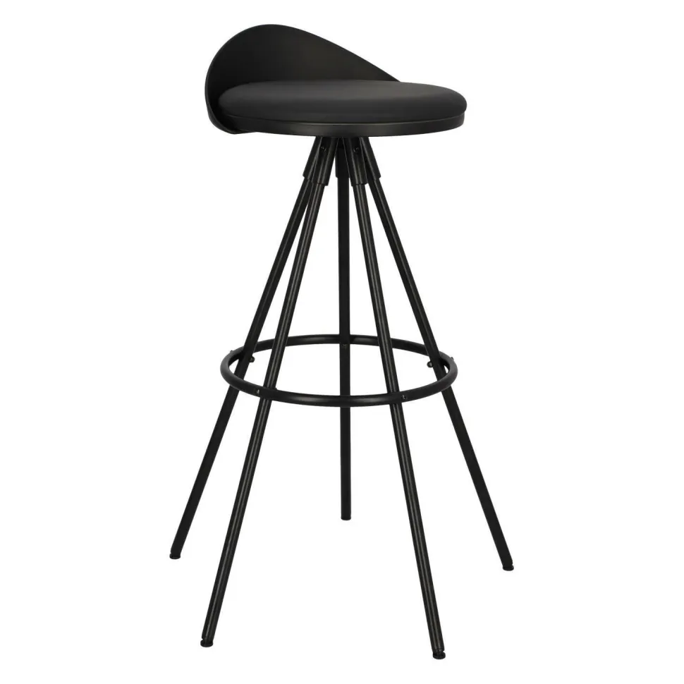 Stołek barowy Nagzari czarny