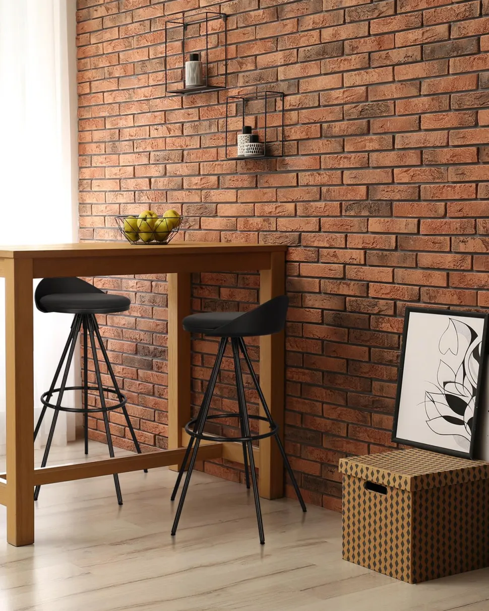 Stołek barowy Nagzari czarny