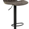 Stołek barowy Naomi antracytowy