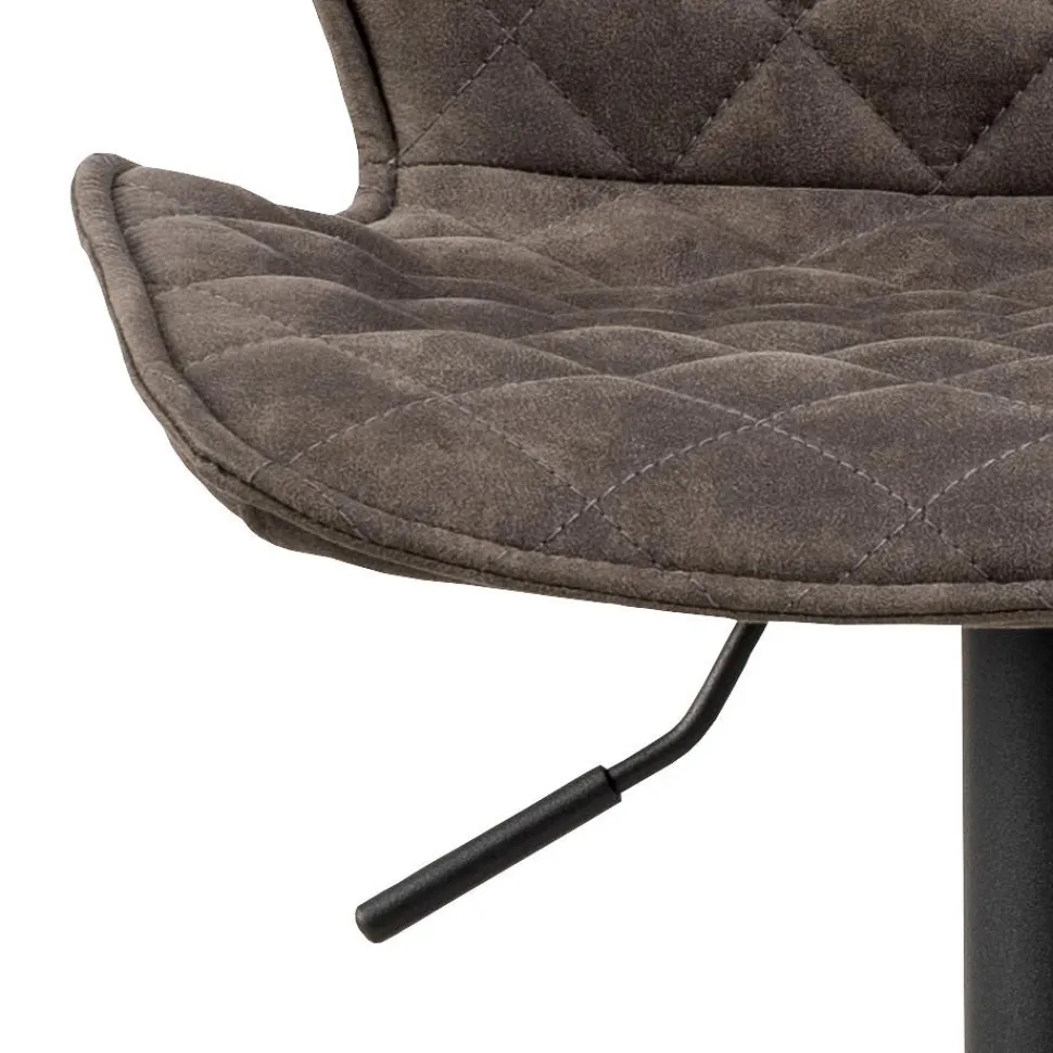 Stołek barowy Naomi antracytowy