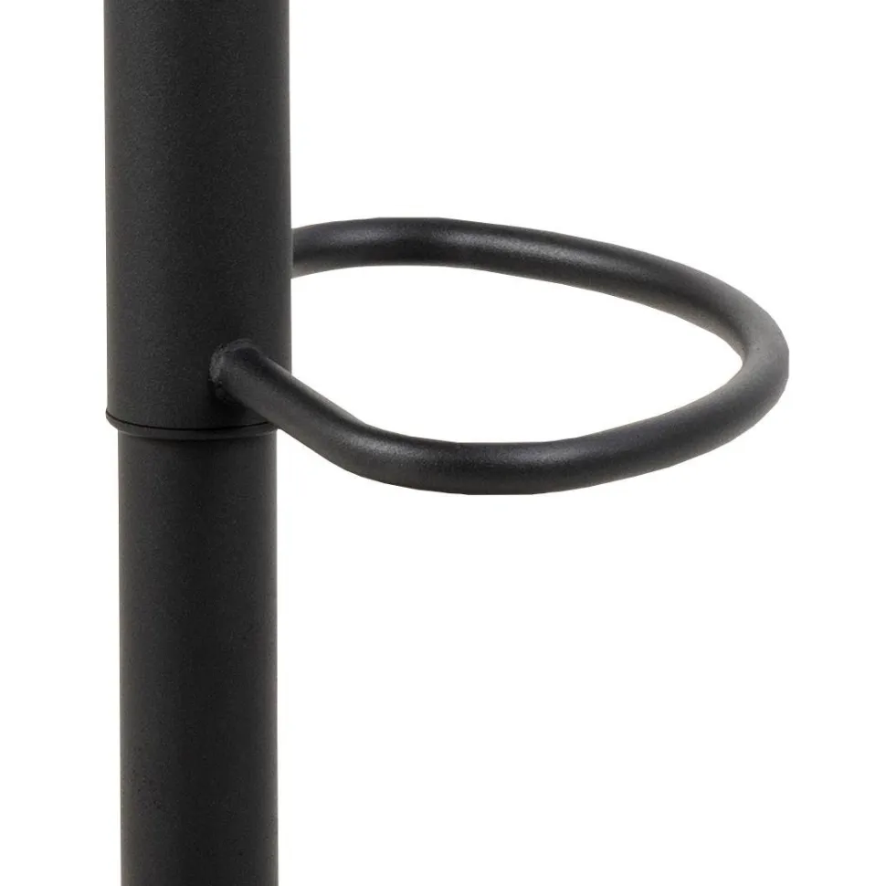 Stołek barowy Naomi antracytowy