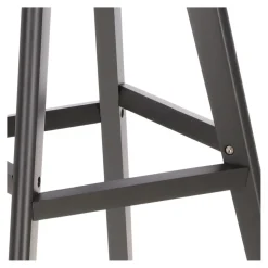 Stołek barowy Norden wood black high PP czarny