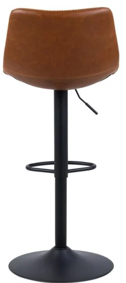 Stołek barowy Oregon high PU brandy hoker