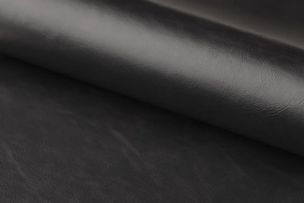 Stołek barowy Oregon PU czarny loftowy