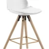 Stołek barowy Oslo biały high