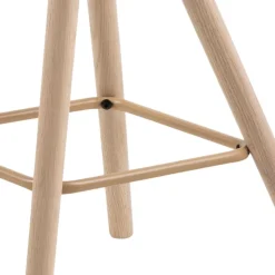 Stołek barowy Oslo biały high