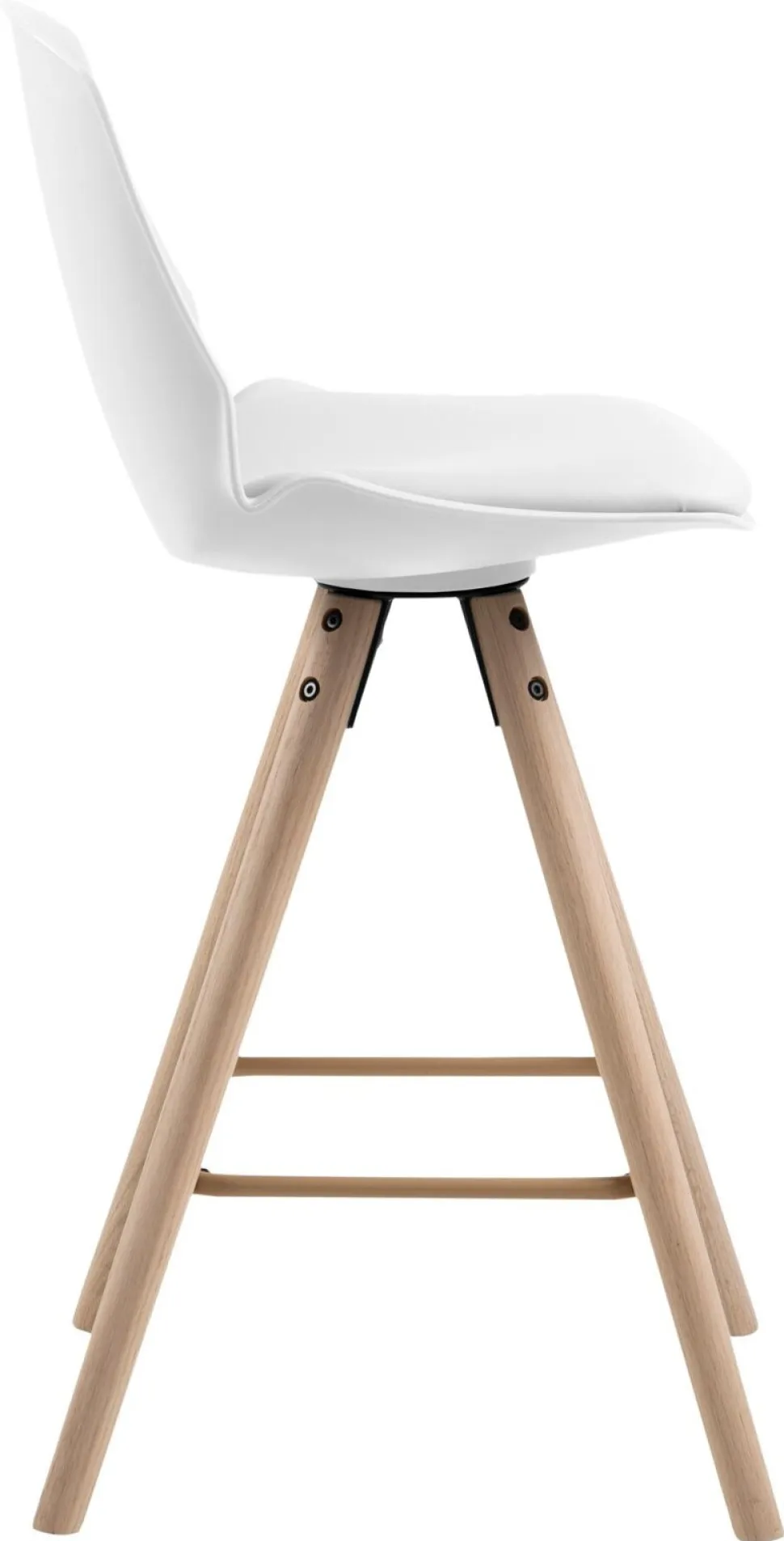 Stołek barowy Oslo biały high