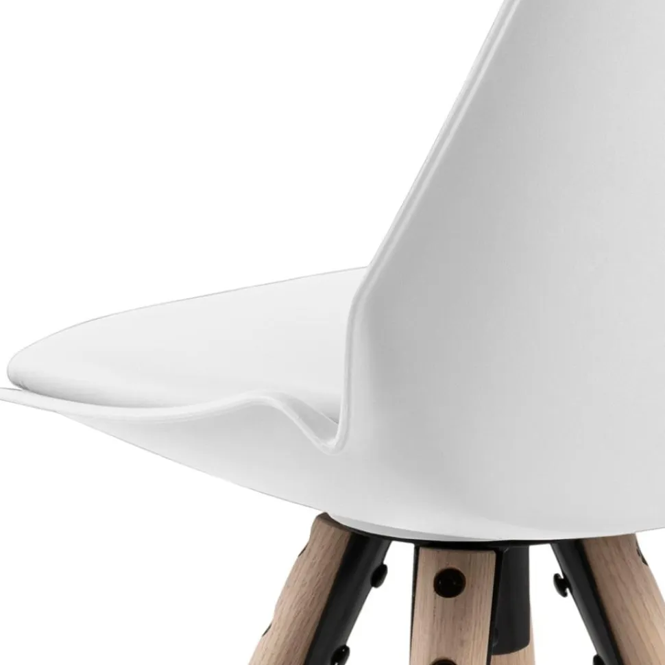 Stołek barowy Oslo biały high