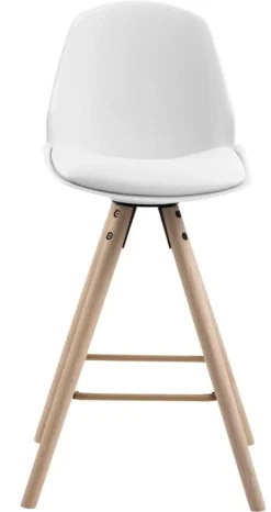 Stołek barowy Oslo biały high