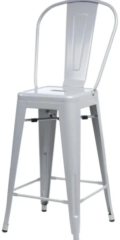 Stołek barowy Paris 2 Back szary