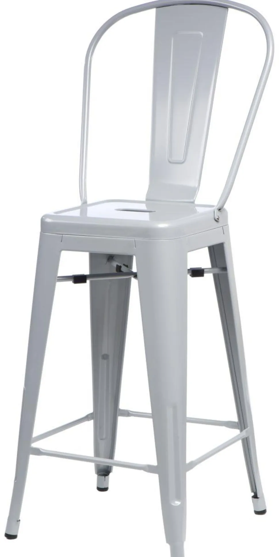 Stołek barowy Paris 2 Back szary