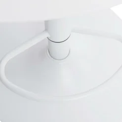 Stołek barowy regulowany Bar One Simplet biały mat