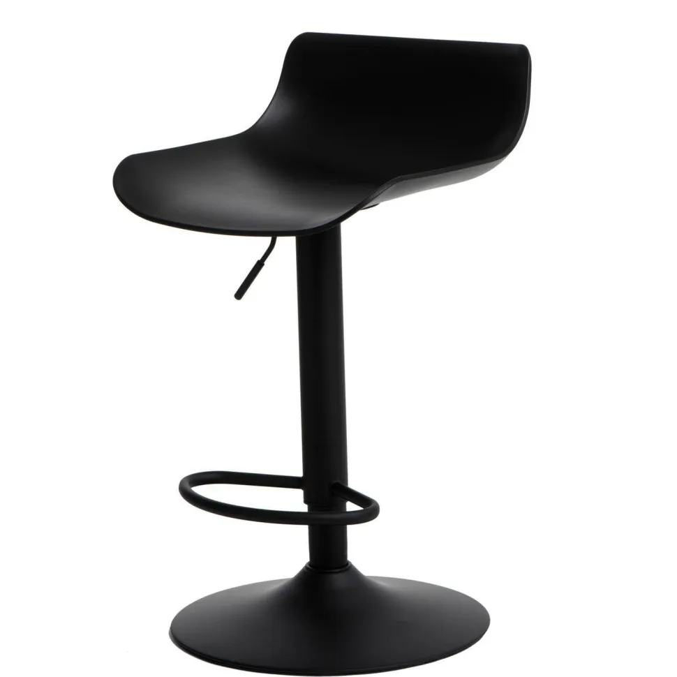 Stołek barowy regulowany Bar One Simplet czarny mat