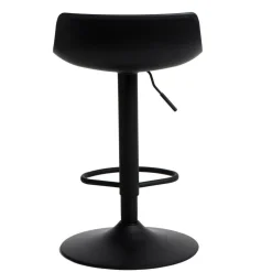 Stołek barowy regulowany Bar One Simplet czarny mat