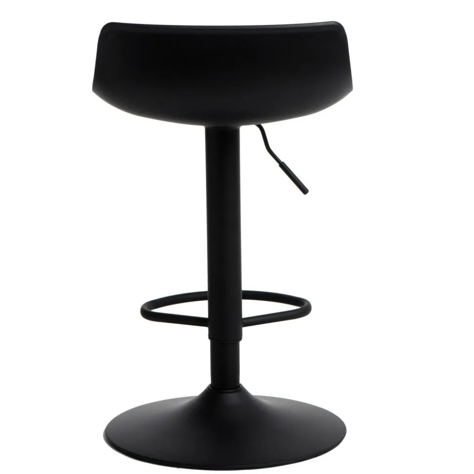 Stołek barowy regulowany Bar One Simplet czarny mat