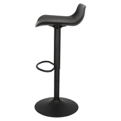 Stołek barowy regulowany Bar One Simplet czarny mat