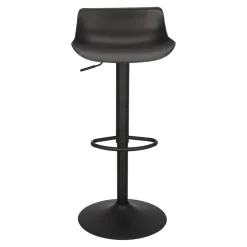 Stołek barowy regulowany Bar One Simplet czarny mat