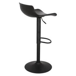 Stołek barowy regulowany Bar One Simplet czarny mat