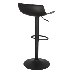 Stołek barowy regulowany Bar One Simplet czarny mat
