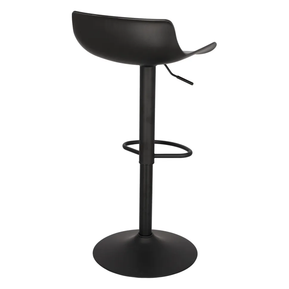 Stołek barowy regulowany Bar One Simplet czarny mat