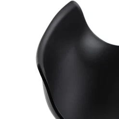 Stołek barowy regulowany Bar One Simplet czarny mat