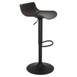 Stołek barowy regulowany Bar One Simplet czarny mat