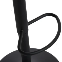 Stołek barowy regulowany Bar One Simplet czarny mat