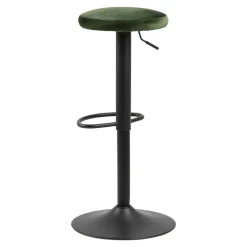 Stołek barowy Regulowany Finch VIC Forest green