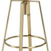 Stołek barowy regulowany Goose złoty