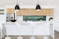 Stołek barowy Regulowany Nest Simplet biały